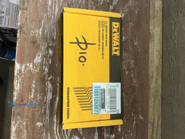 Lot 49-3564956 - DEWALT 3 in. x 0.131 in. Metal Framing Nails (2000 per Box). Model # DWRHS10D131. Unused