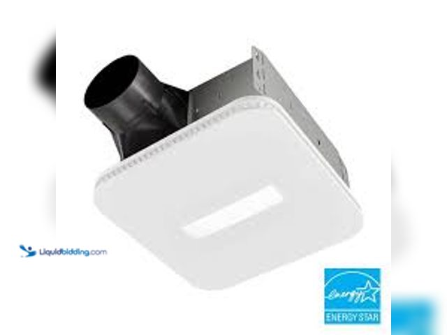 Lot 49-5459687 - Broan-NuTone 110 CFM Bathroom Exhaust Fan with CCT LED Light CleanCover Grille, ENERGY STAR. Model #...