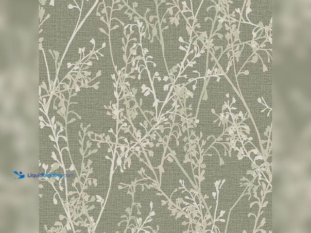 Lot 49-2024480 - Boutique Breeze Sprig Blue Wallpaper. Model # 128039. MSRP $110. New.   Ref#PA0925