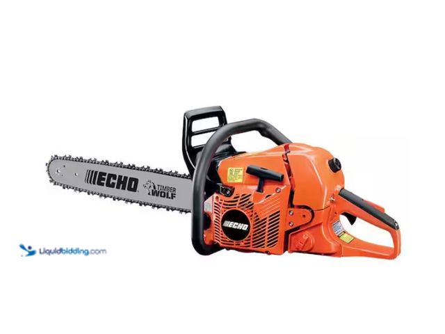Lot 49-1622453 - ECHO 20 in. 59.8 cc Gas 2-Stroke Rear Handle Timber Wolf Chainsaw, Model # CS-590-20, Used, Unable t...
