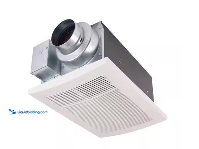 Lot 49-1575445 - Panasonic Whisper Warm DC 50-80-110 CFM Ceiling Bathroom Exhaust Fan with Heater, Model # FV-0511VH1...