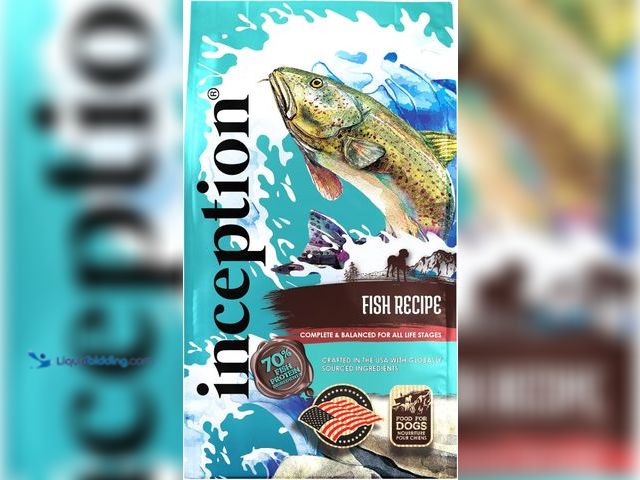 Lot 49-5409709 - Inception® Dry Dog Food Fish Recipe – Complete and Balanced Dog Food – Legume Free Meat First Dry Do...