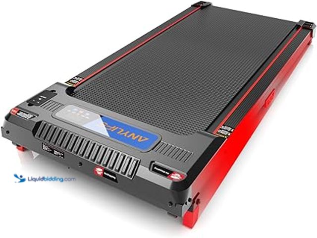 Lot 49-5483901 - Anylife Walking Pad Treadmill, Under Desk Treadmill for Home Office. Model:  480D-A Blue.  Unused