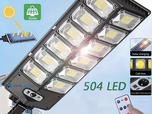 Lot 49-1816642 - 1pc Ultra Bright Solar Street Light, NEW