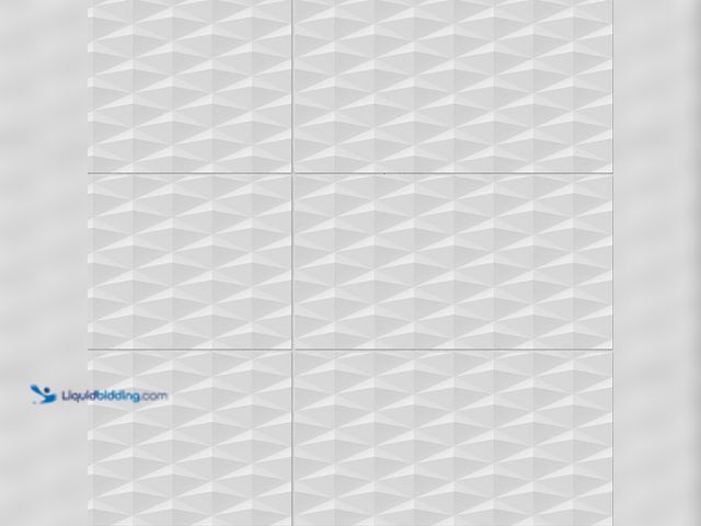 Lot 49-5414601 - Approx 170 Sq ft - Gemma White 3D 12 in. x 22 in. Ceramic Wall Tile (12.83 sq. ft./Case) Model # 600...