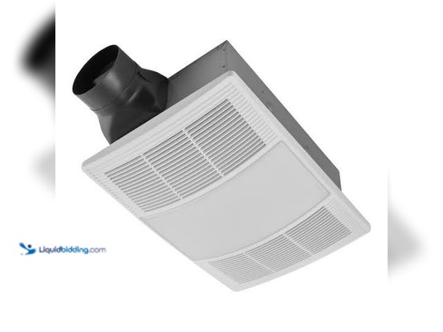 Lot 49-1629192 - Broan-NuTone PowerHeat Series 110 CFM Ceiling Bathroom Exhaust Fan with Heater and CCT LED Lighting,...