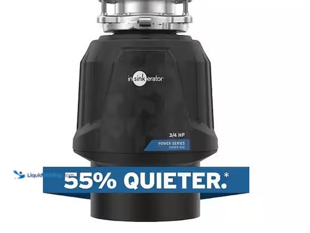 Lot 49-1548504 - InSinkErator Power 900, 3/4 HP Garbage Disposal, Power Series EZ Connect Continuous Feed Food Waste ...