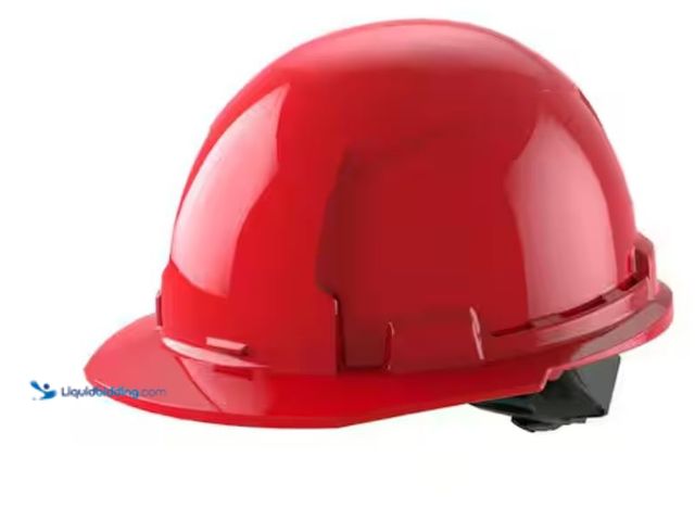 Lot 49-1623485 - Lot of (2) Milwaukee BOLT Red Type 1 Class E Front Brim Non-Vented Hard Hat with 4 Point Ratcheting ...