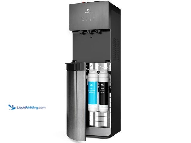 Lot 49-5464057 - Avalon
A5BLK Self Cleaning Bottleless Water Cooler Dispenser, UL/NSF/Energy Star, Black Stainless S...