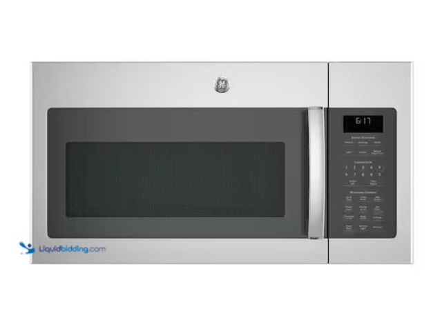 Lot 49-1550369 - GE 1.7 cu. ft. Over the Range Microwave with Sensor Cooking in Stainless Steel, Model # JVM6175SKSS,...