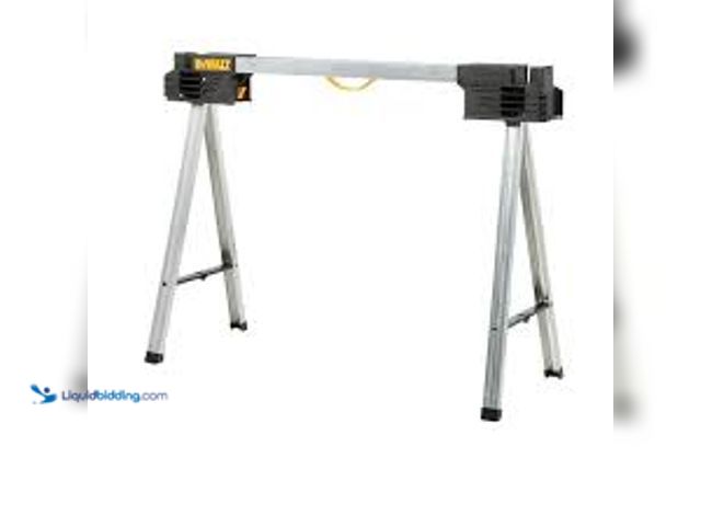 Lot 49-5488172 - DEWALT 32 in. H Metal Folding Sawhorse. Model # DWST11155. Unused