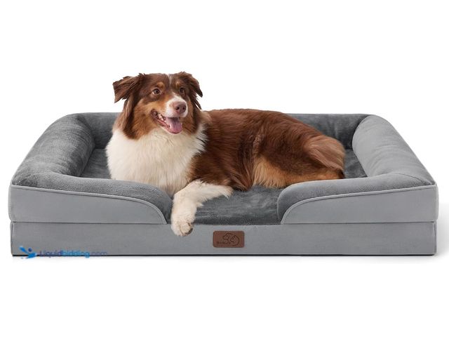 Lot 49-2001413 - Bedsure Orthopedic Dog Beds Large Sized Dog - Washable Large Dog Cat Bed Waterproof, Comfort Dogs Co...