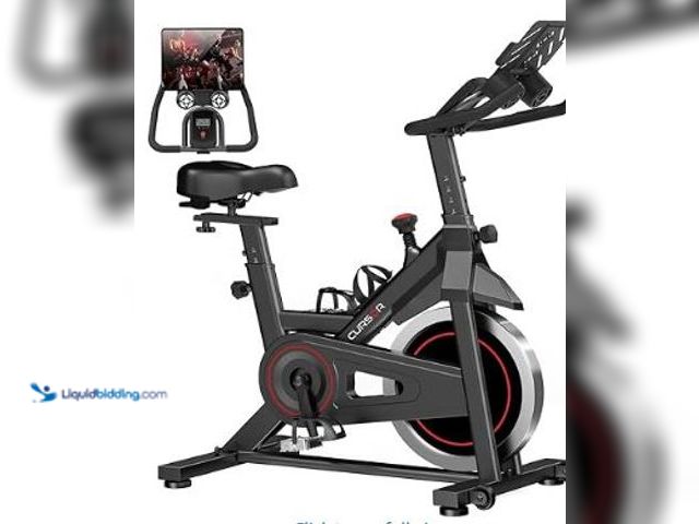 Lot 49-1511873 - CURSOR FITNESS Exercise Bike, Stationary Bikes for Home, 300 LBS Capacity, Workout Bike with Silent ...