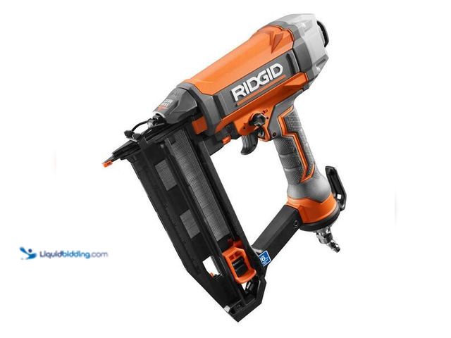 Lot 49-5460808 - RIDGID
Pneumatic 16-Gauge 2-1/2 in. Straight Finish Nailer with CLEAN DRIVE Technology. Item is Unu...