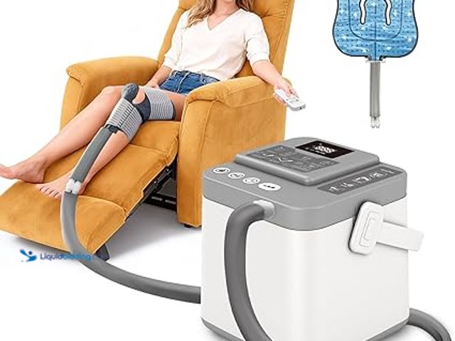 Lot 49-5488407 - KETFIY Cold Therapy Machine,Programmable Timer Knee Ice Machine with Silent Pump,Knee Replacement Sy...
