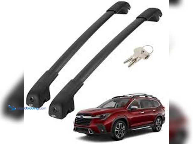 Lot 49-3600173 - JOYTUTUS Lockable Car Roof Rack Cross Bars Compatible with Subaru Ascent 2019-2025, 220LB Aluminum C...