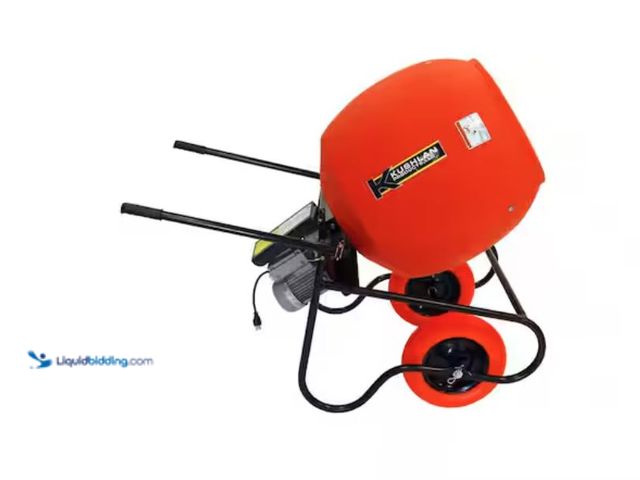 Lot 49-2006178 - KUSHLAN 6.0 cu. ft. 3/4 HP 120-Volt Motor Direct Drive Cement Mixer, Model # 600DD, MSRP $649.00, Un...
