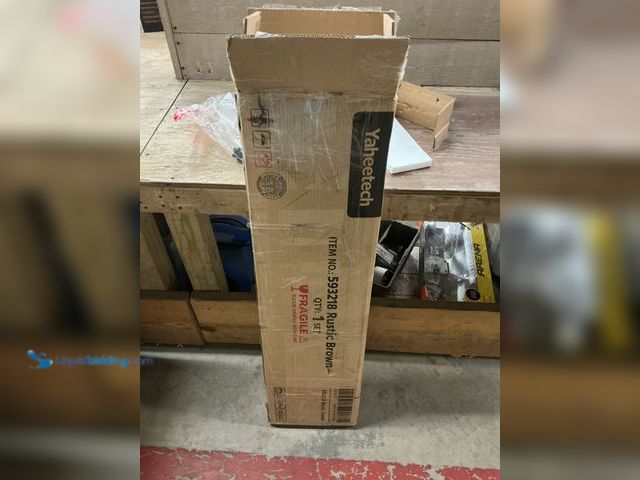 Lot 49-5463380 - Yaheetech Rustic Brown Furniture. Item Is Used