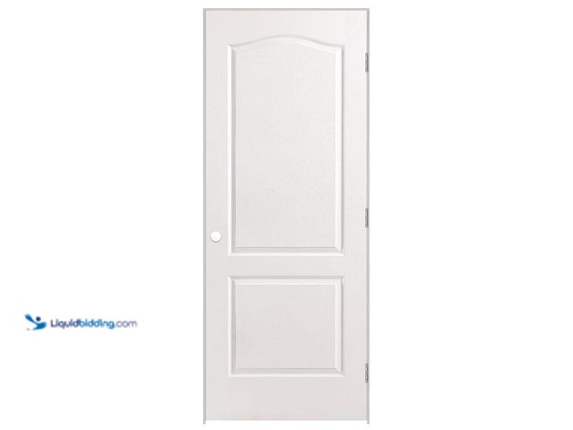 Lot 49-5433695 - Masonite
30 in. x 80 in. 2 Panel Left-Handed Primed Composite Solid Core Single Prehung Interior Do...