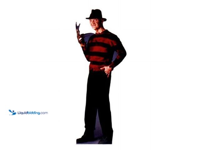 Lot 49-5435751 - Freddy Krueger #117 Cardboard Standup Unused