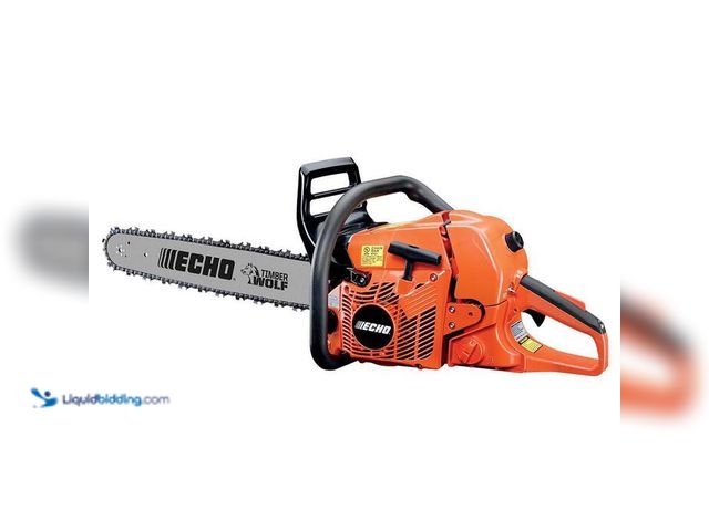 Lot 49-1548520 - ECHO 20 in. 59.8 cc Gas 2-Stroke Rear Handle Timber Wolf Chainsaw. Model # CS-590-20.  Slightly Used...