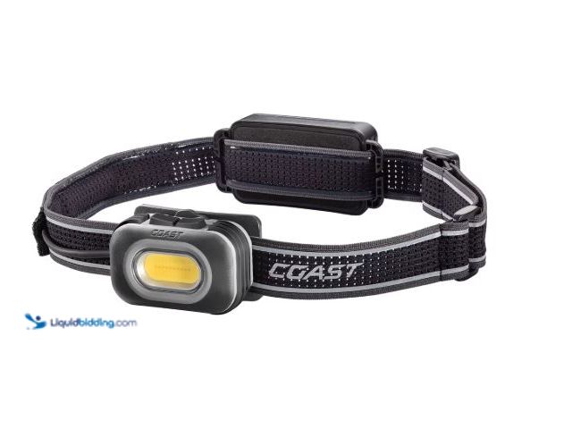 Lot 49-5545812 - COAST RL12R Rechargeable Headlamp – 750 Lumens, Dual Color Beam, Variable Light Control, Unused