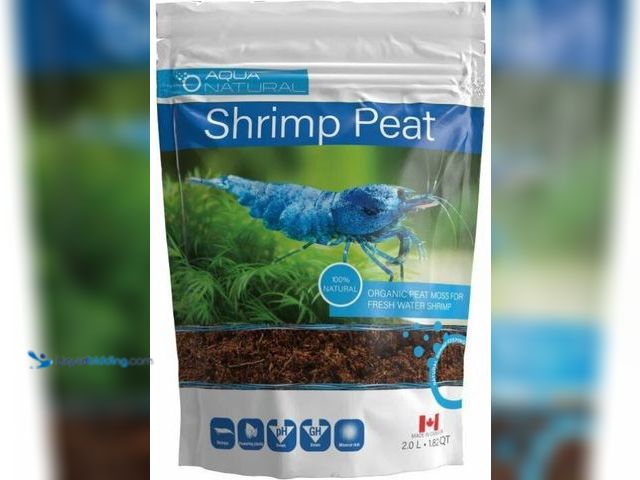 Lot 49-1517433 - (3) Aqua Natural Organic Shrimp Peat - Aquarium Gravel - 1.82-qt Bag, Model # 306048112204, Unused. ...