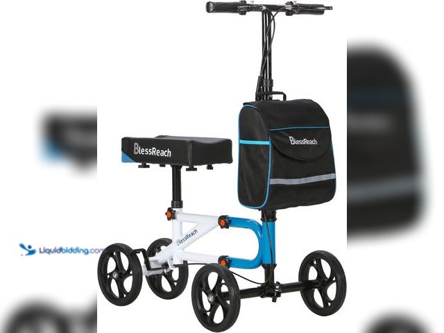 Lot 49-3511807 - Economy Knee Scooter Steerable Knee Walker for Foot Injuries Compact Crutch Alternative with Dual Br...