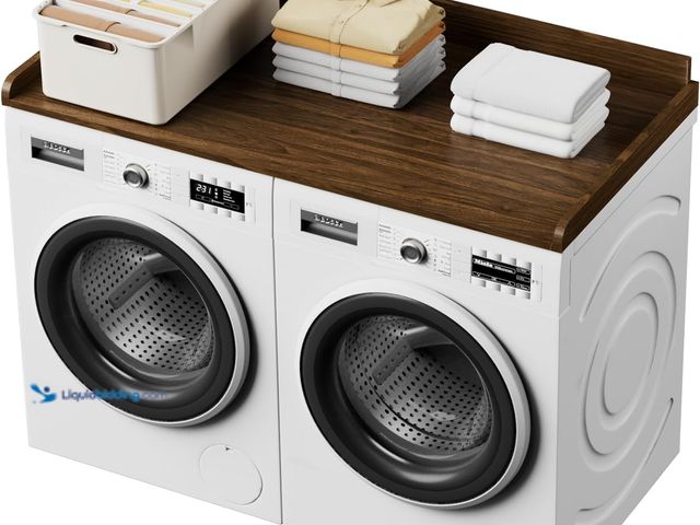 Lot 49-5485780 - Washer Dryer Countertop, Washer Dryer Topper, Solid Wood Washers and Dryers Countertop, 54" Width x ...