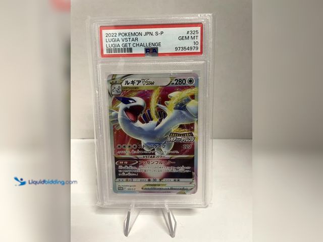 Lot 49-910530 - PSA 10 Gem Mint JPN Lugia VStar Challenge Promo 325/S-P Pokemon. Ref:COINS0723