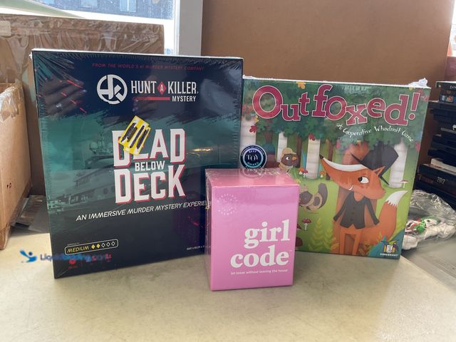 Lot 49-5515538 - Other LOT OF 3 BRAND NEW FACTORY SEALED BOARDGAMES INCLUDING DEAD BELOW DECK, GIRL CODE AND OUTFOXED
