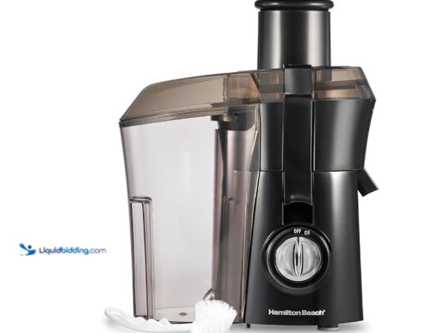 Lot 49-1555671 - Hamilton Beach Juicer Machine, Big Mouth 3” Feed Chute for Whole Fruits and Vegetables, Easy to Clea...