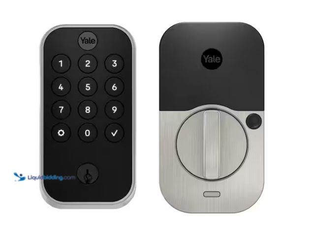 Lot 49-3433250 - Yale Assure Lock 2; Smart Door Lock with Bluetooth and Pushbutton Keypad; Satin Nickel, Bluetooth ma...