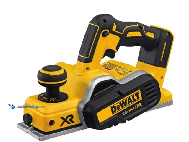 Lot 49-1516908 - DEWALT 20V MAX XR Cordless Brushless 3-1/4 in. Planer (Tool Only), Model # DCP580B, new, factory pac...