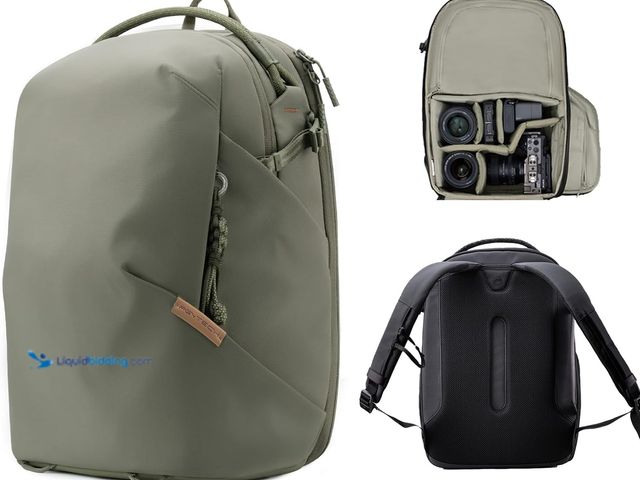 Lot 49-5553107 - PGYTECH OneGo Lite Camera Backpack 16L Lightweight Camera Bag Forest | Drone Backpack for Sony/Canon...