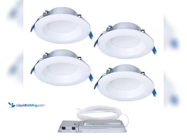 Lot 49-5440044 - HALO
QuickLink Low Voltage, 4 in. Selectable CCT 2700-5000K, 600 Lumens, Recessed Canless LED Start...