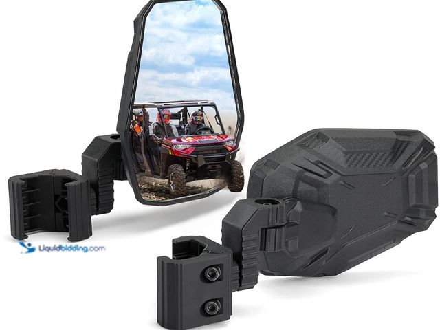 Lot 49-3481708 - KEMIMOTO UTV Side Mirrors, UTV Rearview Mirrors Compatible with Pro-Fit Polaris Ranger XP 1000 Gener...