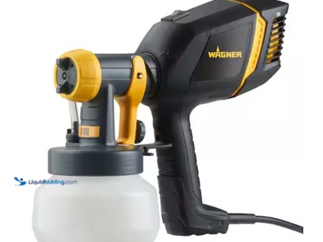 Lot 49-5542483 - Wagner
Control Stainer 150 Handheld HVLP Stain Sprayer, Used with attachments, powers on