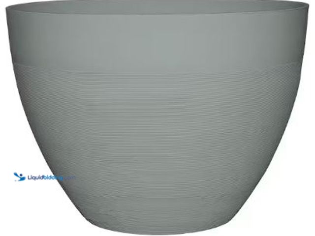 Lot 49-1517305 - CHG CLASSIC HOME & GARDEN
Decatur 22 in. Mercury Resin Planter Pot Internet # 307585455
Model # HD...
