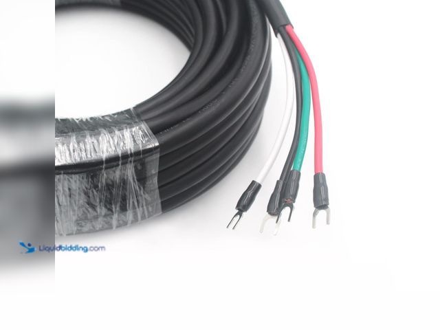 Lot 49-5448366 - HANSUM 25ft Electrical Wires 14/4 AWG Conductor Automotive Wire for Mini Split Air Conditioner 14Gau...