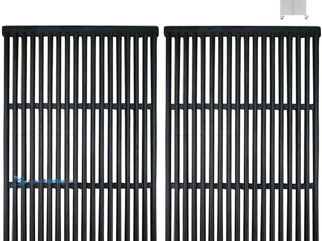 Lot 49-5543374 - 19" x 12 1/2" Cooking Grid for Brinkmann 810-2310-0, 810-2310-1, Cast Iron Cooking Grates for Charbr...