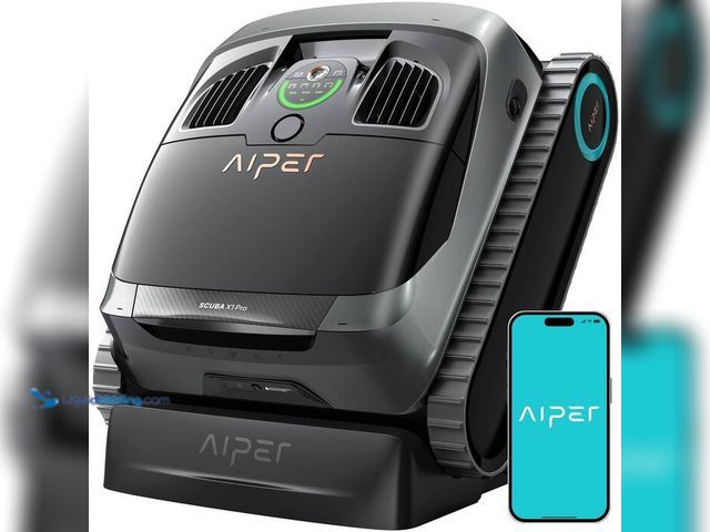 Lot 49-2024442 - AIPER Scuba X1 Pro: Smart Robotic Pool Vacuum with 360° Mapping, Micromesh Filtration, 6600GPH Sucti...