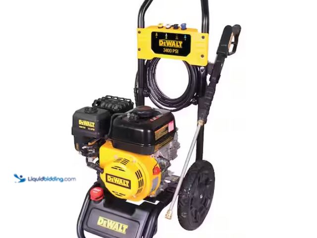 Lot 49-1622427 - DEWALT 3400 PSI 2.5 GPM Gas Pressure Washer with Maintenance-Free Pump, Heavy-Duty Commercial Cold W...