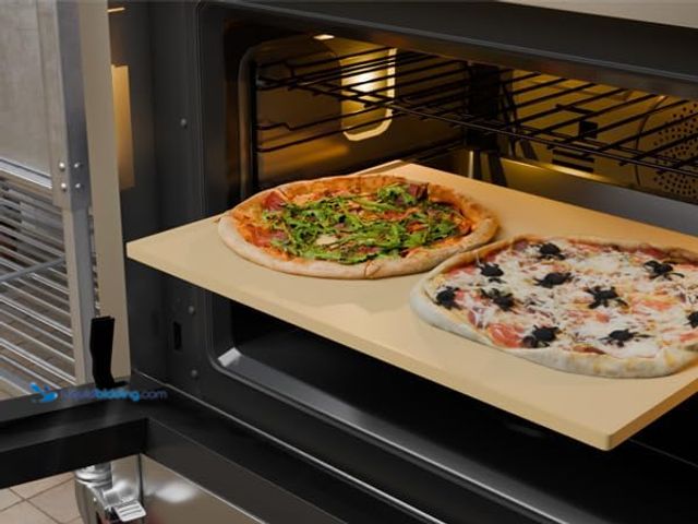 Lot 49-5413741 - Extra Large Pizza Stone 24 Inch, Rectangular Pizza Grilling/Baking Stone 24" x 18",Does Not Fit 30” ...