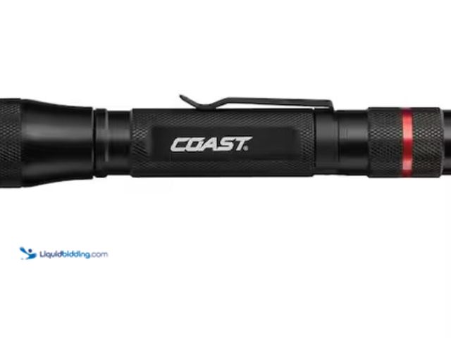 Lot 49-2020629 - Lot of (2) Coast G36 465 Lumens Alkaline Battery Dual Power LED Handheld Flashlight, Model # 30829. ...