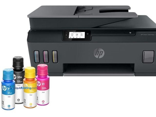 Lot 49-5551819 - HP Smart Tank Plus 570 Wireless All-in-One Ink Tank Printer with up to 2 Years of Ink Included (5HX1...