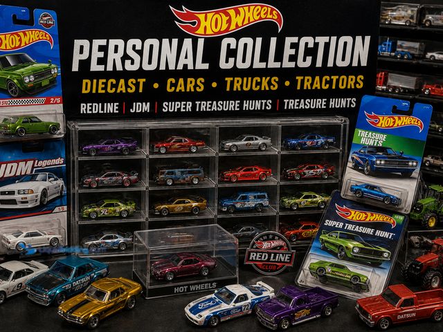 Hot Wheels Collection Auction – Rare Diecast, Redlines, Treasure Hunts, JDM & More!