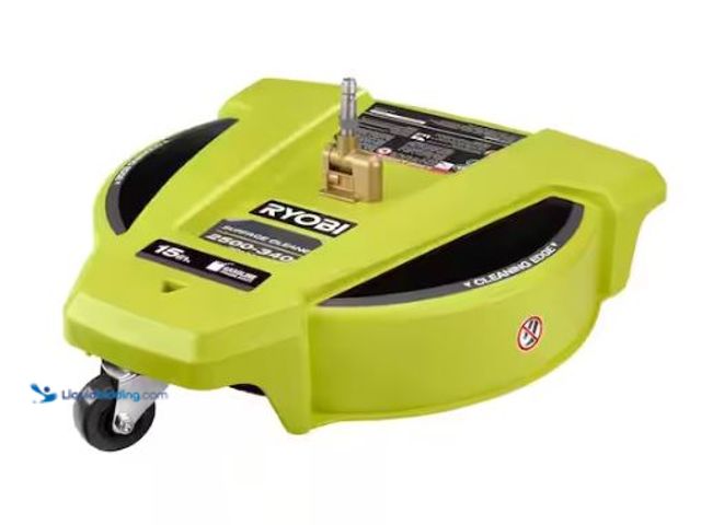 Lot 49-1549181 - RYOBI 15 in. 3400 PSI Gas Pressure Washer Surface Cleaner with Caster Wheels, Model # RY31SC15, Unus...