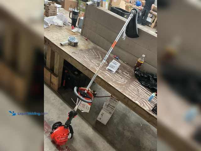 Lot 49-5559649 - ECHO 21.2 cc Gas 2-Stroke Straight Shaft String Trimmer. Model # SRM-225. used, bent
