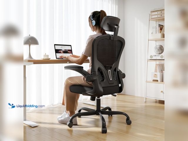 Lot 49-5410304 - Office Chair Ergonomic Desk Chair, 330LBS Capacity, High Back Computer Chair for Long Hours Comforta...